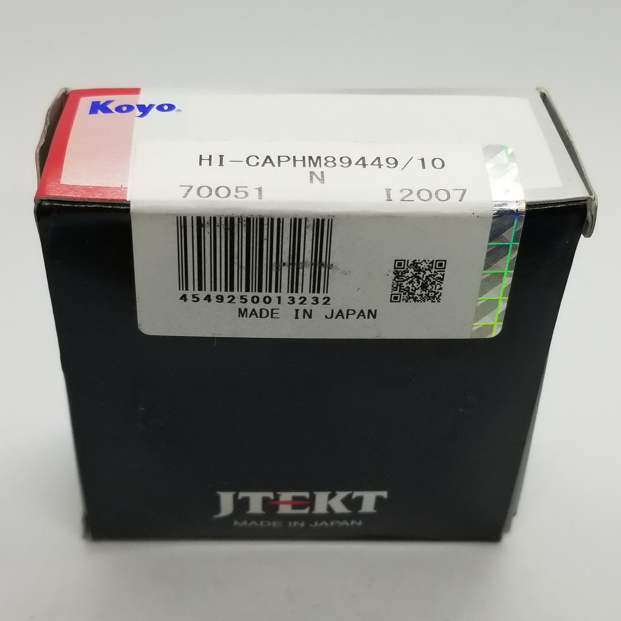 Підшипник дюймовий HM 89449/10KOYO (36.5*76.2*29.4) конічний