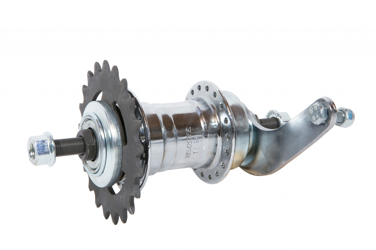 Втулка задня Velosteel 36 шп., 14G 21T сріблястий (HUBR-032), фото 1