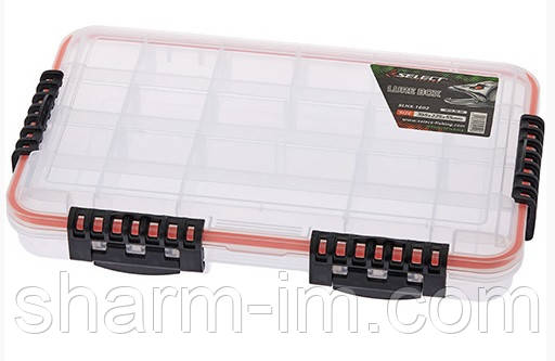 Коробка для приманок/пружин Select Lure Box SLHX-1602 одностороння 355x225x55 мм, фото 1