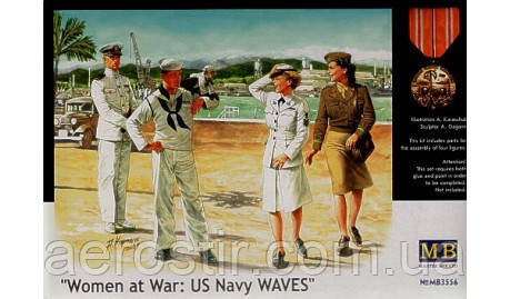 Жінки на війні :моряки ВМФ США 1/35 Master Box 3556, фото 1