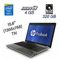 Ноутбук HP ProBook 4530s/15.6"/Core i3-2310M 2 ядра 2.1GHz/4GB DDR3/320GB HDD/HD Graphics 3000 / WebCam