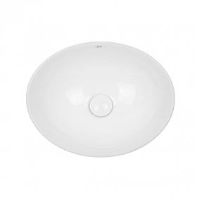 Раковина-чаша Qtap Dove 410x335x145 White з донним клапаном QT06113078W