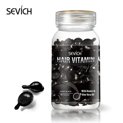 Капсули для волосся Sevich Vitamin With Kemiri, Morocan Oil, Aloe Vera Oil (Вітамін В5 і алое) 30 капсул