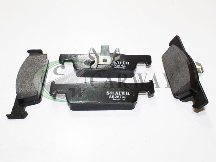 Колодки передні Dacia Logan 12-, Sandero 11-/Renault Clio 12- SB25702 Shafer