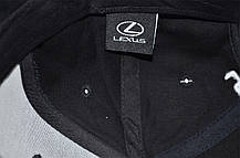 Кепка Sport Line з автомобільним логотипом Lexus 56-59 см чорна (S 0919-699), фото 6