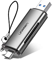 Картридер Ugreen USB Type C USB 3.0 OTG адаптер (CM185) 50706