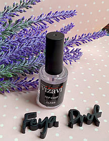 Vizavi Швидковисихне верхнє покриття Top Coat "Glass" 12 мл