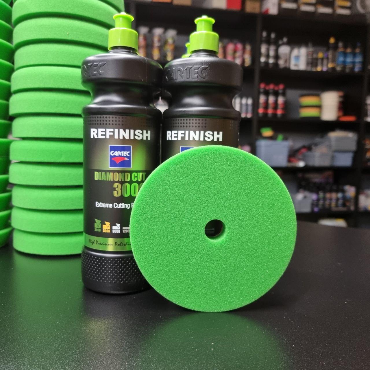 CARTEC 3000 полировальный круг зеленый "режущий" (эксцентрик ) 150x25mm ...