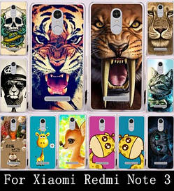 Силіконовий чохол для Xiaomi Redmi Note 3 накладка на бампер з малюнком