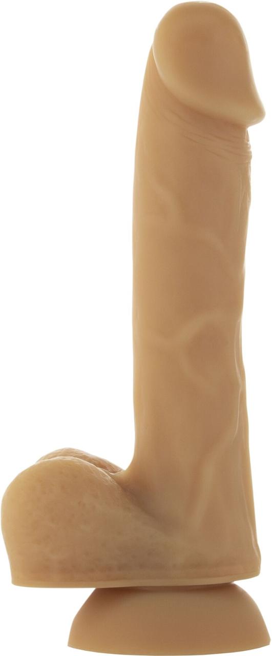 Фалоїмітатор ADDICTION — ANDREW — 8" Bendable Silicone Dong — Caramel