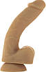 Фалоїмітатор ADDICTION — ANDREW — 8" Bendable Silicone Dong — Caramel, фото 6