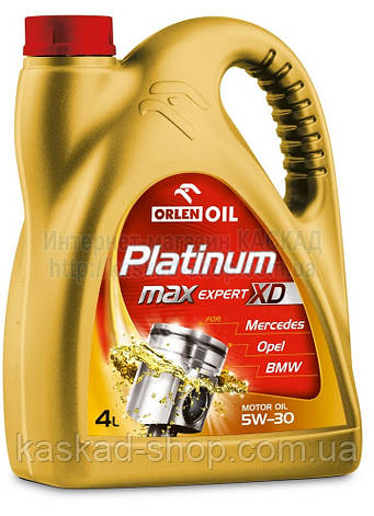 Олива моторна Platinum Max Expert XD 5W-30 4L, фото 1