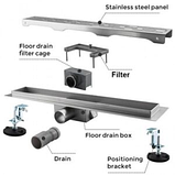 Душовий трап під плитку 90 см., фото 2