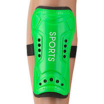 Щитки футбольні Sport 18cm гумка на липучці, фото 3