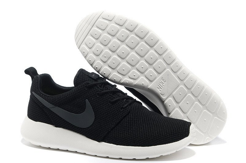 Nike roshe run black and grey Clearance