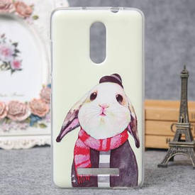 Силіконовий чохол для Xiaomi Redmi Note 3 накладка на бампер з малюнком заєць