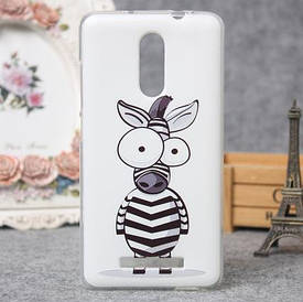 Силіконовий чохол для Xiaomi Redmi Note 3 накладка на бампер з малюнком зебра