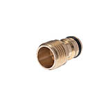 Адаптер латунний на конектор 1/2" із зовнішньою різьбою 1/2" STORM INTERTOOL GE-1201, фото 3