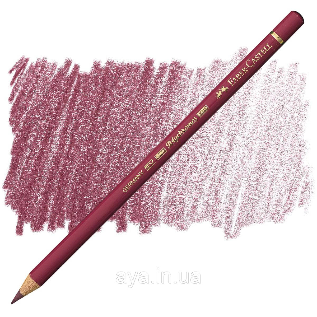Кольоровий олівець Faber-Castell Polychromos, Палений кармінний G13 №193 (Burnt Carmine)