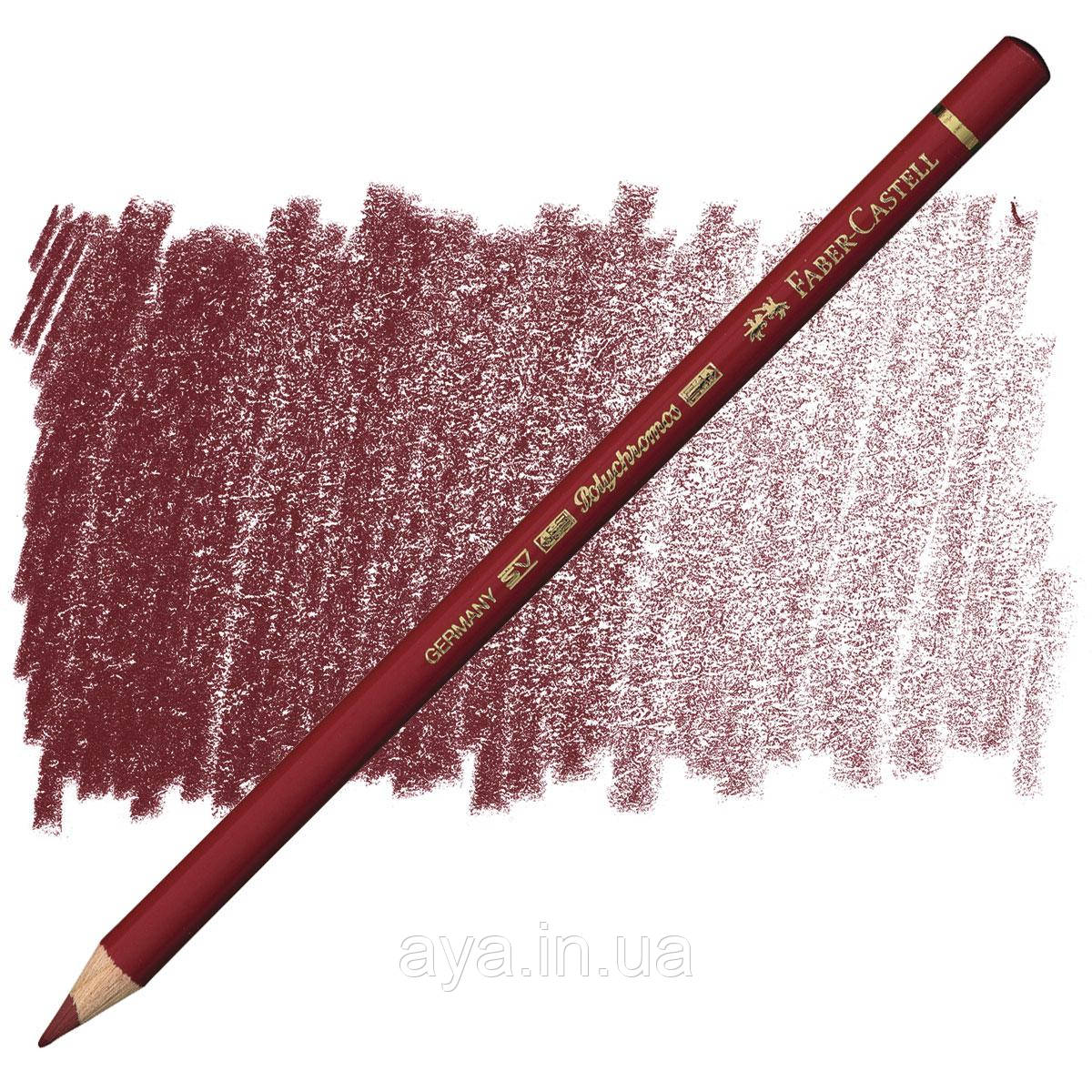 Кольоровий олівець Faber-Castell Polychromos, Кадмієвий червоний №217 (Middle Cadmium Red)