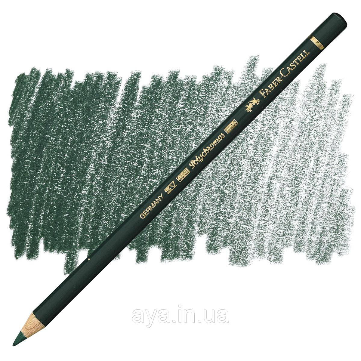 Кольоровий олівець Faber-Castell Polychromos, Хвойний зелений №267 (Pine Green)