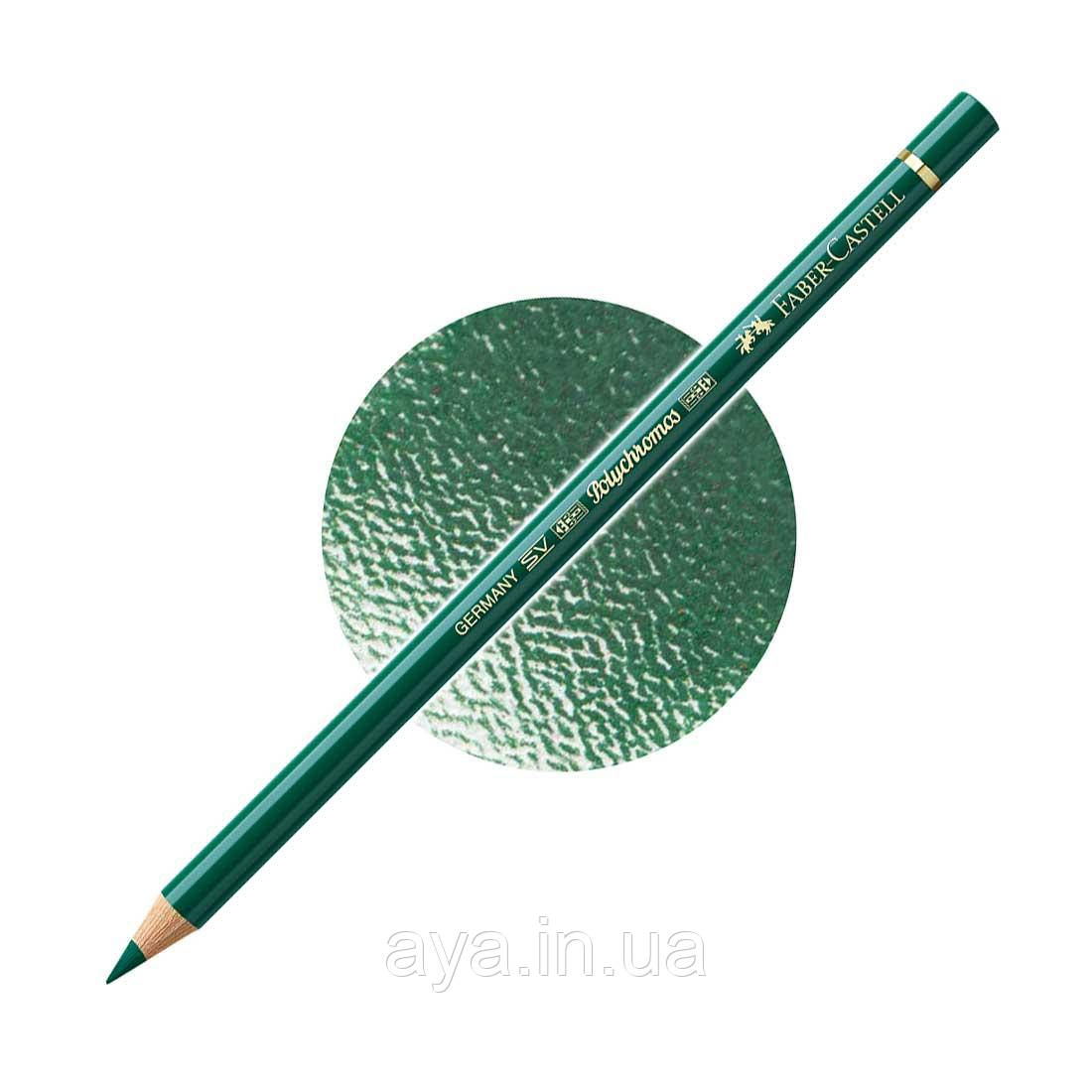 Кольоровий олівець Faber-Castell Polychromos, Зелений Хукера №159 (Hooker's Green)