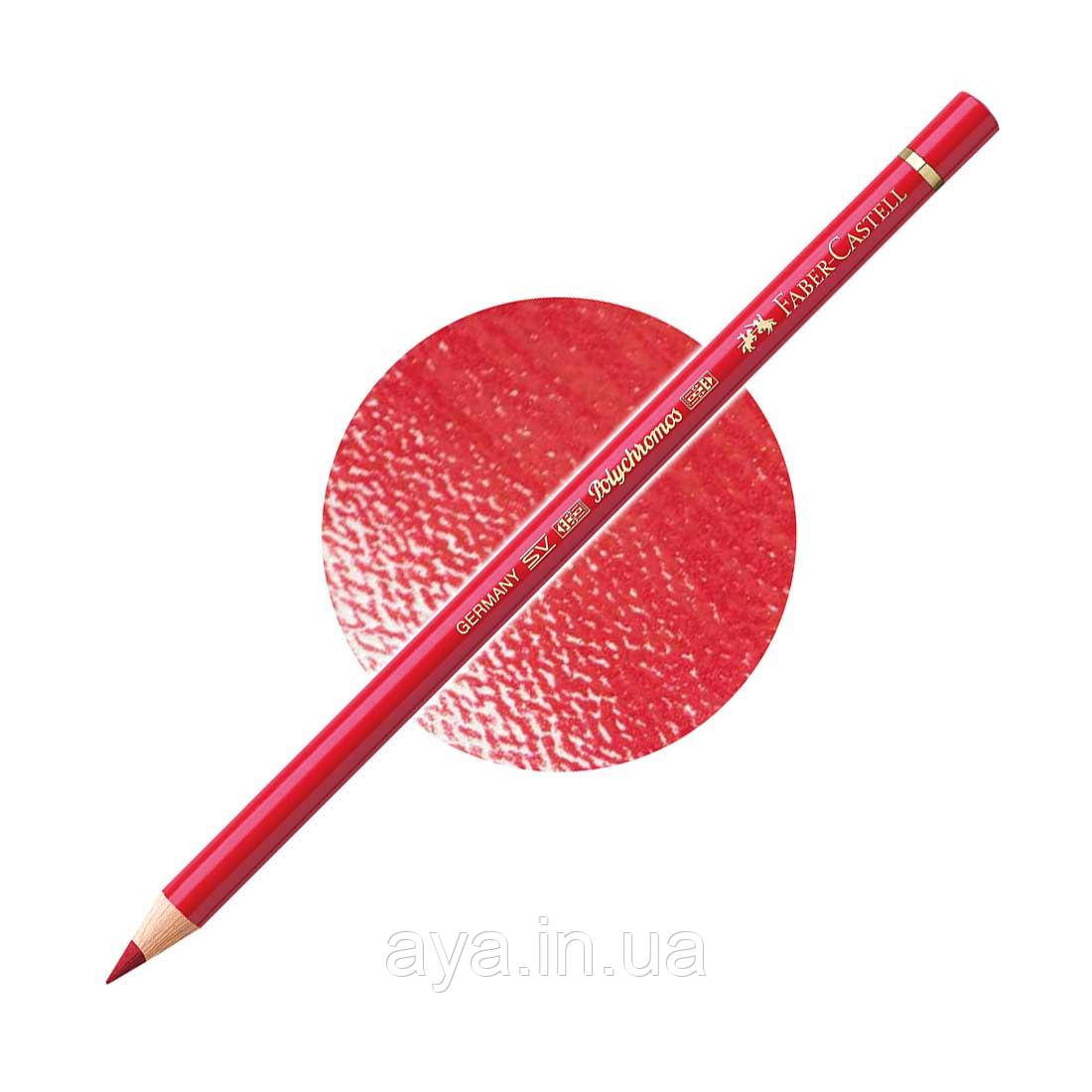 Кольоровий олівець Faber-Castell Polychromos, Кармінний №126 (Permanent Carmine)