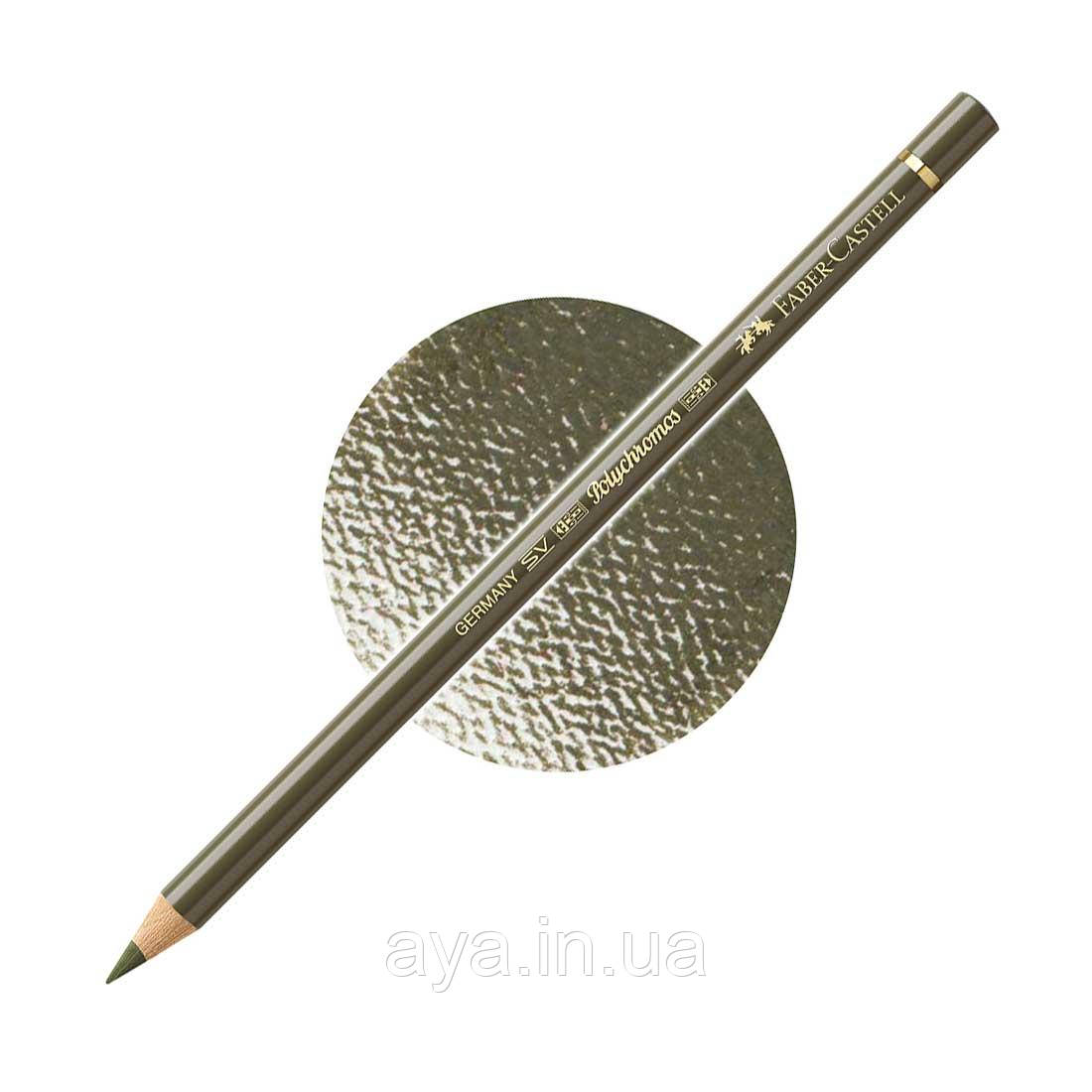 Кольоровий олівець Faber-Castell Polychromos, Оливково-зелений жовтуватий №173 (Olive Green Yellowish)