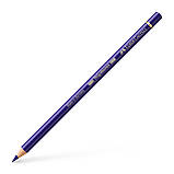 Кольоровий олівець Faber-Castell Polychromos,  Фаянсовий синій №141 (Delft Blue), фото 3