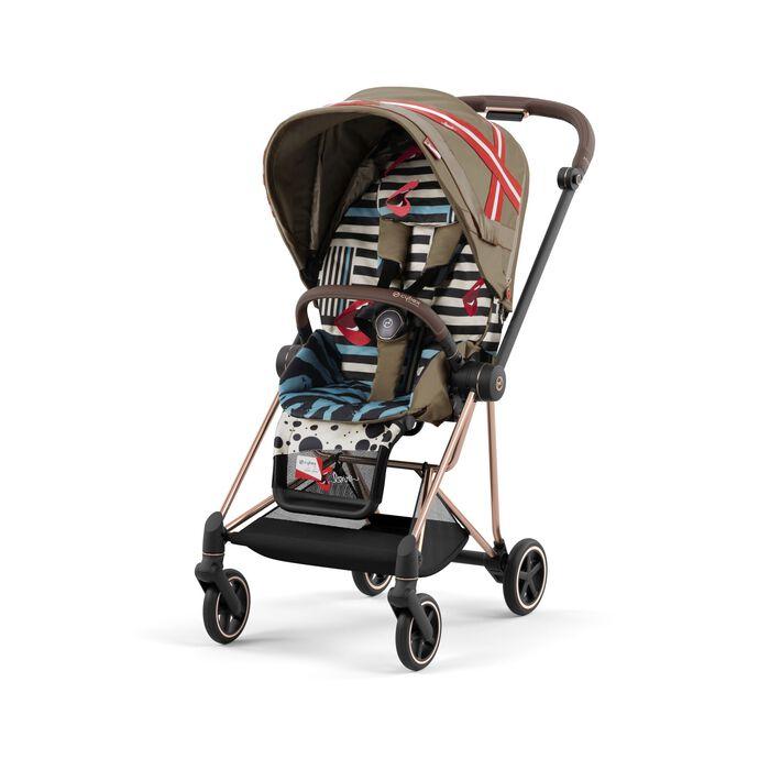 Прогулянкова коляска Cybex Mios 4.0 KK One Love multicolor шасі Rosegold