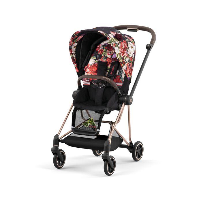Прогулянкова коляска Cybex Mios 4.0 Spring Blossom Dark шасі Rosegold