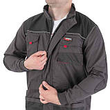 Куртка робоча 80% поліестер, 20% бавовна, щільність 260 г / м2, XXXL INTERTOOL SP-3006, фото 9