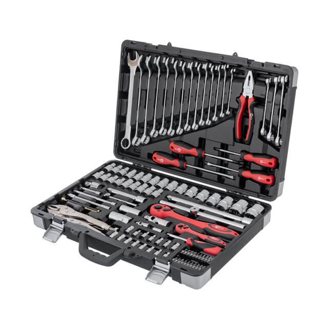 Професійний набір інструментів 1/4", 1/2", 101 од., Cr-V INTERTOOL ET-7101, фото 1