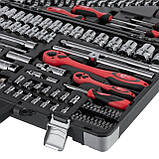 Професійний набір інструментів 1/4", 1/2", 101 од., Cr-V INTERTOOL ET-7101, фото 4