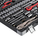 Професійний набір інструментів 1/4", 1/2", 101 од., Cr-V INTERTOOL ET-7101, фото 5