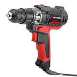 Дриль-шуруповерт електричний 420 Вт, 0-500/0-1800 об/хв, 0.8-10 мм, макс. крутний момент 20 Нм INTERTOOL, фото 2