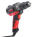 Дриль-шуруповерт електричний 420 Вт, 0-500/0-1800 об/хв, 0.8-10 мм, макс. крутний момент 20 Нм INTERTOOL, фото 6