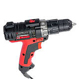 Дриль-шуруповерт електричний 420 Вт, 0-500/0-1800 об/хв, 0.8-10 мм, макс. крутний момент 20 Нм INTERTOOL, фото 9