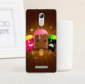 Силіконовий чохол для Xiaomi Redmi Note 3 накладка на бампер з малюнком морозиво