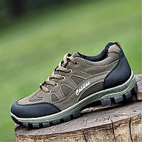 Только 44р! Кроссовки мужские хаки весна осень Кросівки чоловічі хакі весна осінь (Код:3029)