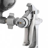 Фарбопульт пневматичний HP MINI, форсунка 0.5мм, верхній металевий бачок 200мл, 5бар INTERTOOL PT-0301, фото 2