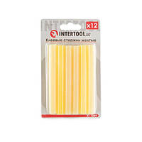 Комплект стрижнів клейових жовтих 11,2*100 мм, 12 од. INTERTOOL RT-1049