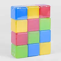 Гр Кубики кольорові 12 шт. (24) 05062 "M Toys"