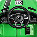 Дитячий електромобіль Mercedes AMG Sport зелений, фото 4