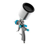 Фарбопульт LVLP BLUE професійний, форсунка 1,4 мм INTERTOOL PT-0133, фото 4