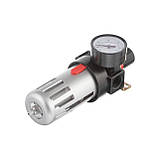Фільтр для очищення повітря + редуктор у металі 1/2" INTERTOOL PT-1410, фото 5