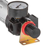 Фільтр для очищення повітря + редуктор у металі 1/2" INTERTOOL PT-1410, фото 8