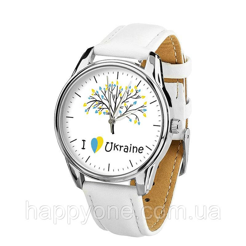 Годинник наручний "I love Ukraine" + додатковий ремінець