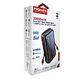 УМБ Promate SolarTank-20PDCi 20 000 mAh із сонячною панеллю Black (solartank-20pdci.black), фото 9