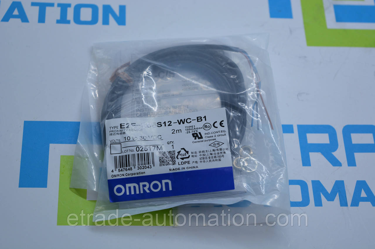 Індуктивний датчик Omron E2E-S05S12-WC-B1
